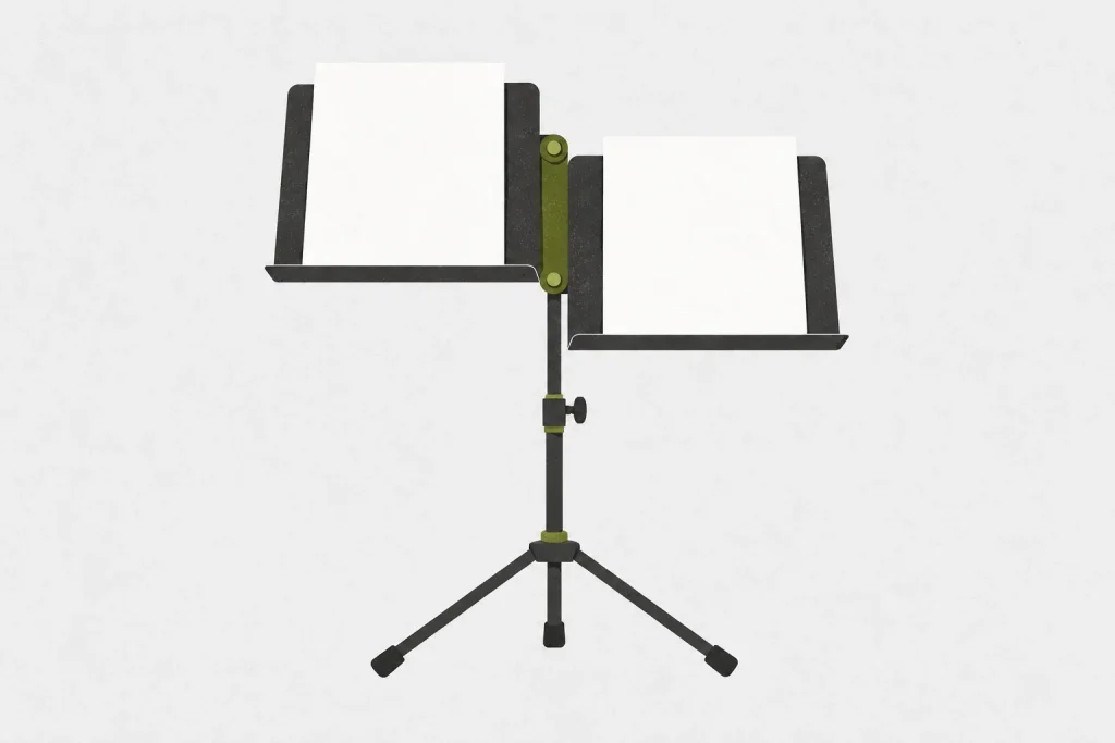 Two aligned blank practice sheets connected by an olive reading guide.